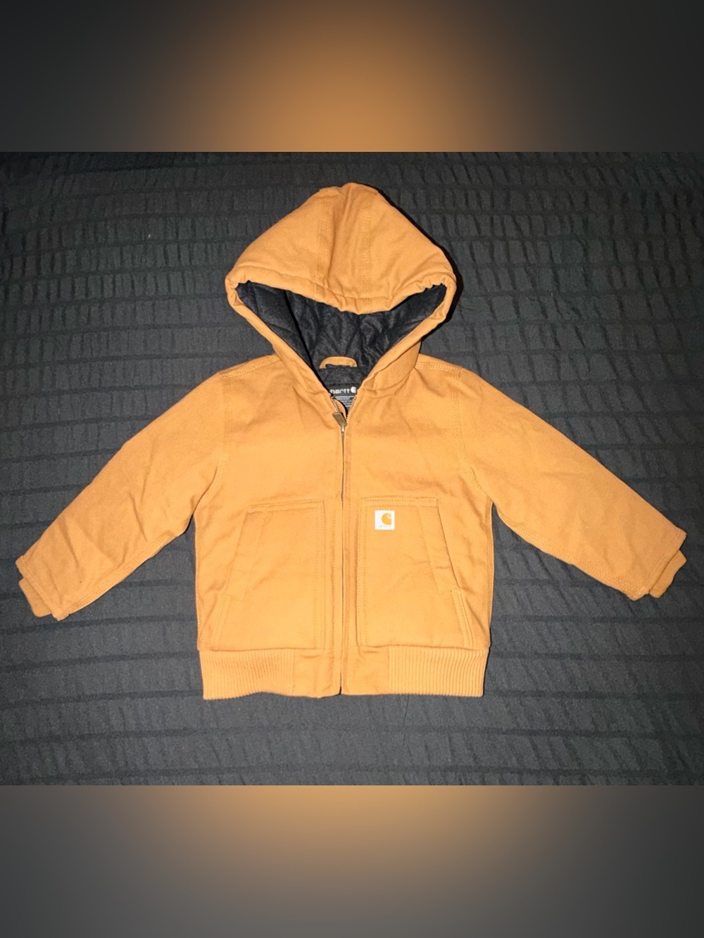 Carhartt and Michael Kors Kids Hooded Zip Jackets Size 24 Months
